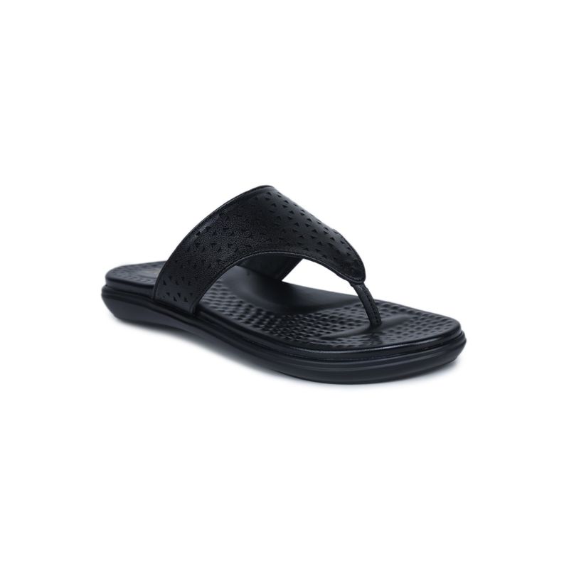 Zoom Shoes Women Black Leather Sandals (EURO 36)