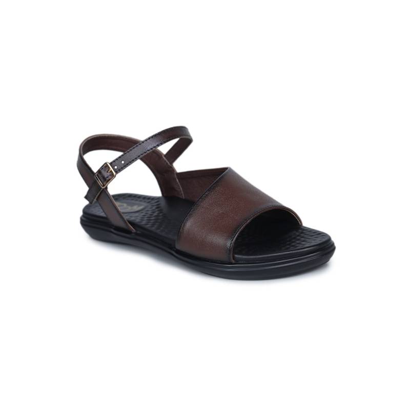 Zoom Shoes Women Brown Leather Sandals (EURO 36)