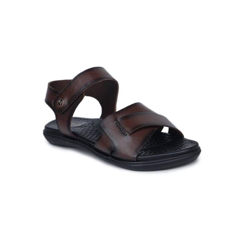 Zoom Shoes Women Brown Leather Sandals (EURO 36)