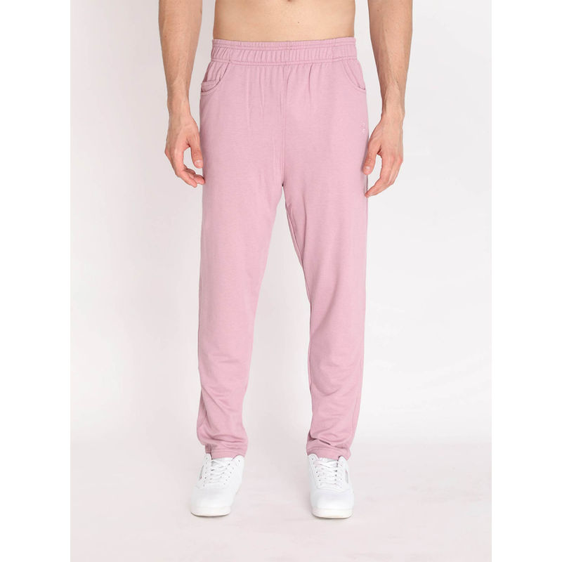 Chkokko Men's Cotton Regular Fit Lower - Pink (L)