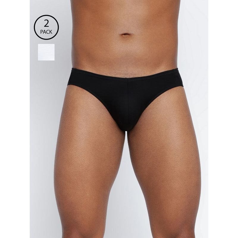 BASIICS by La Intimo Men Multi Color Cotton Ultra (Pack of 2) (2XL)