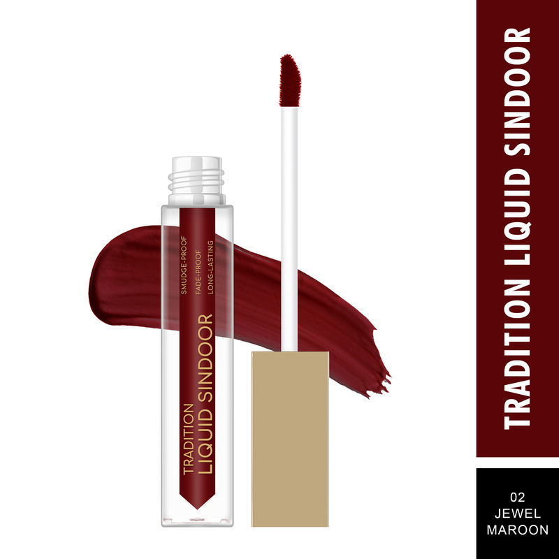 Swiss Beauty Tradition Liquid Sindoor Maroon - 02