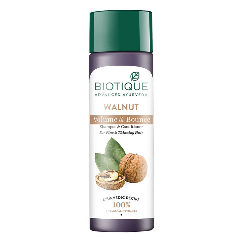 Biotique Walnut Volume & Bounce Shampoo & Conditioner