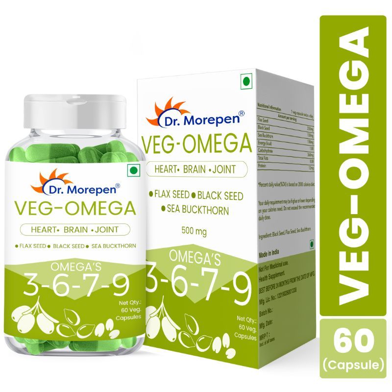 Buy Dr. Morepen Omega 3 6 7 9 Vegetarian Capsules Online