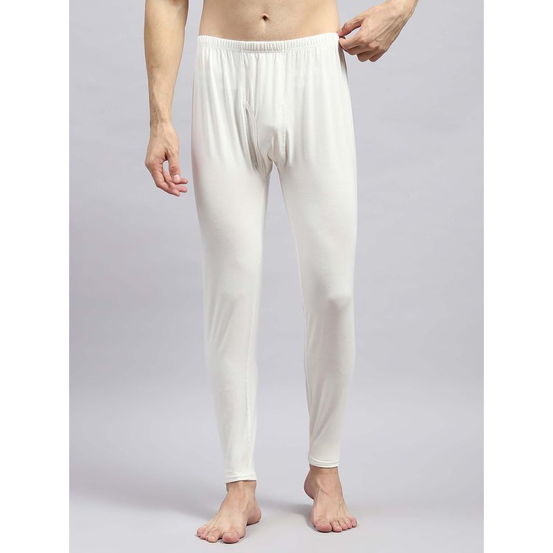 Monte Carlo Men Solid White Trackpant (XL)