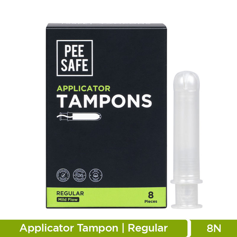 Pee Safe Tampon With Applicator Regular Mild Flow