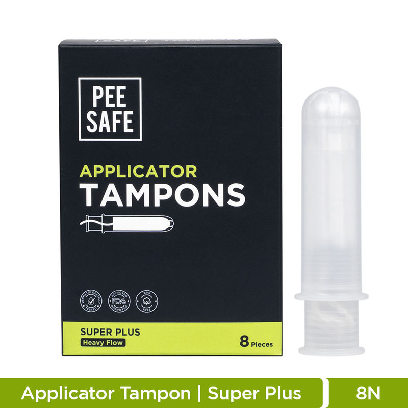 Pee Safe Tampon With Applicator Super Plus Heavy Flow