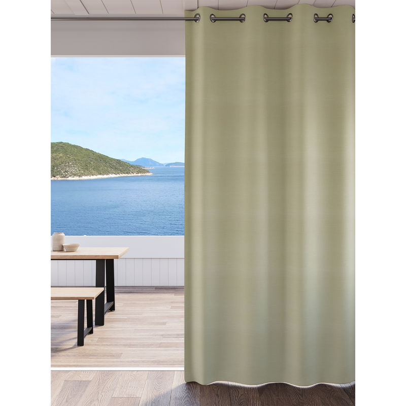 Ddecor Live Beautiful Large Door Ready Made Curtain Beige (7 Feet)