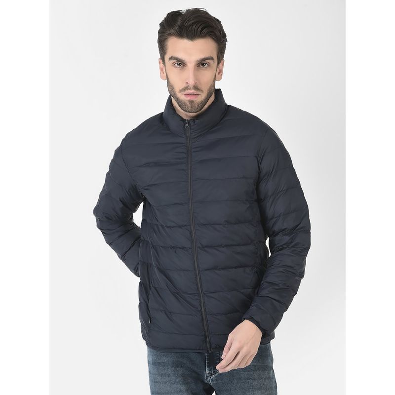 CRIMSOUNE CLUB Men Puffer Jacket in Navy Blue Color (XL)