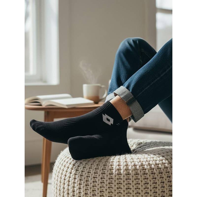 LOTTO Unisex Kickoff Socks 1.0 - Black (Pack of 3) (L)