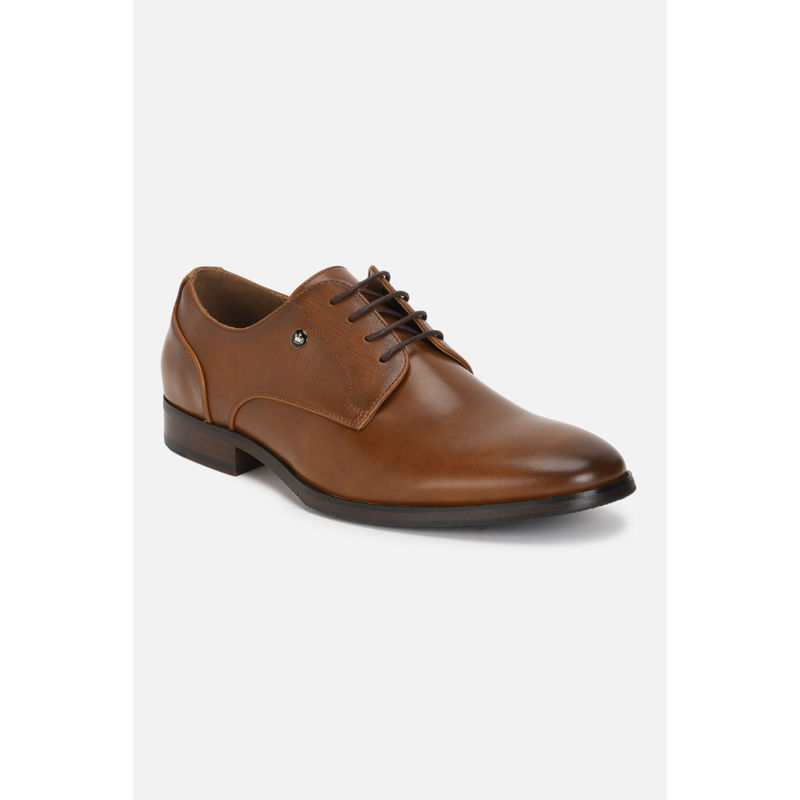 Louis Philippe Men Brown Lace Up Oxford Shoes (UK 8)