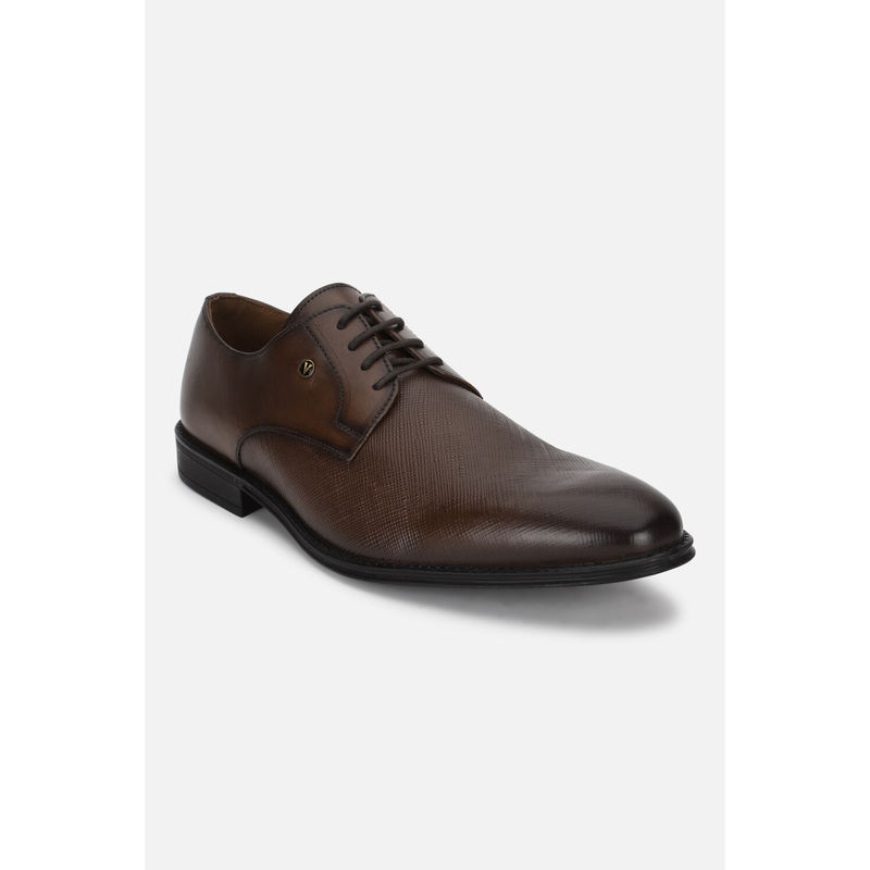 Van Heusen Men Brown Formal Oxford Shoes (UK 10)