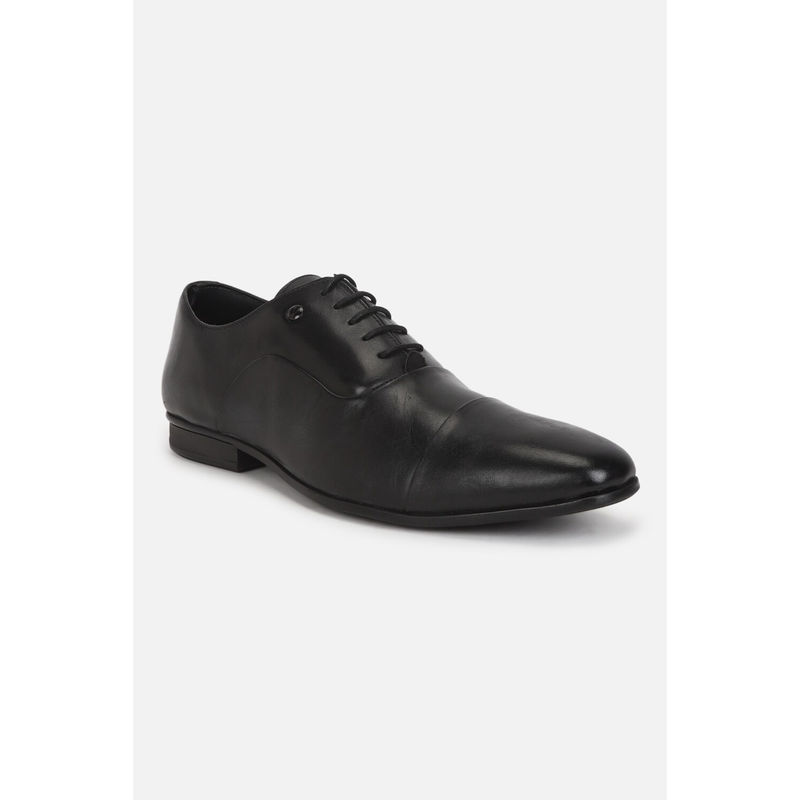 Van Heusen Men Black Lace Up Oxford Shoes (UK 11)