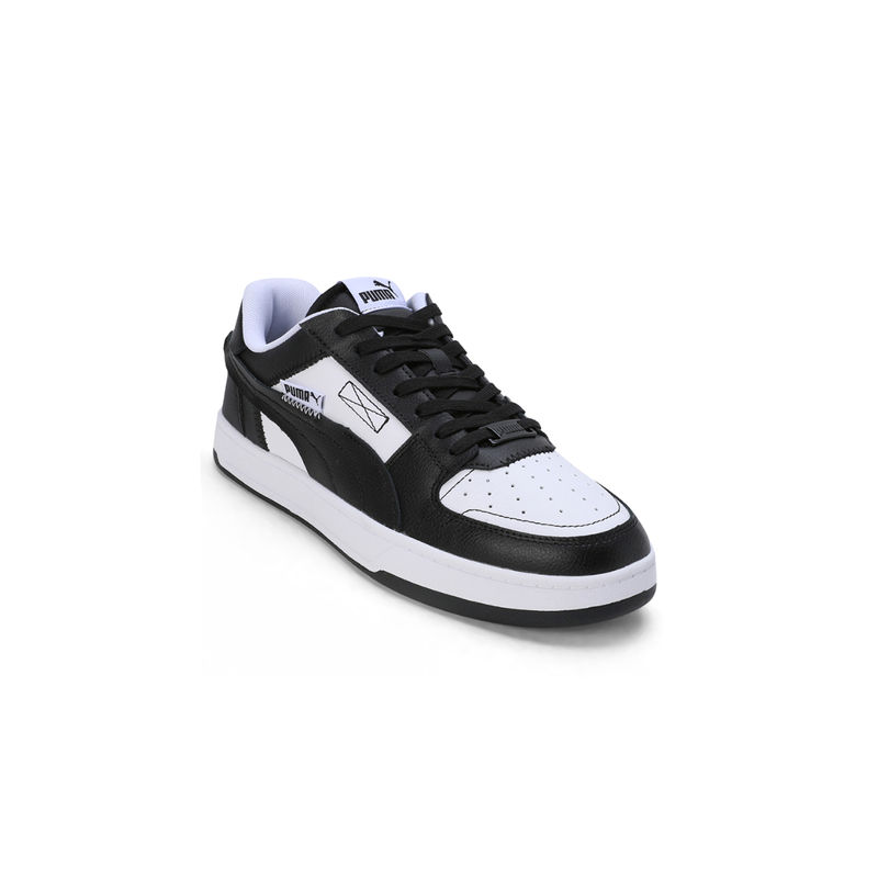 Puma Caven 2.0 VTG Unisex Black & White Sneakers (UK 11)