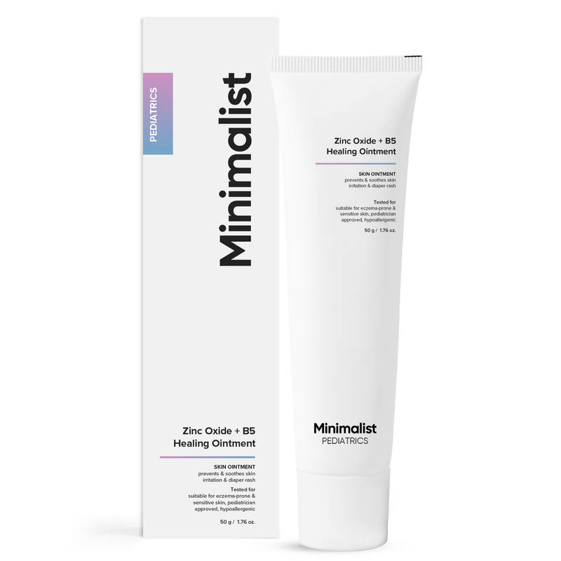 Minimalist Baby Zinc Oxide + B5 Healing Ointment - Rash Cream - Pediatrician Approved