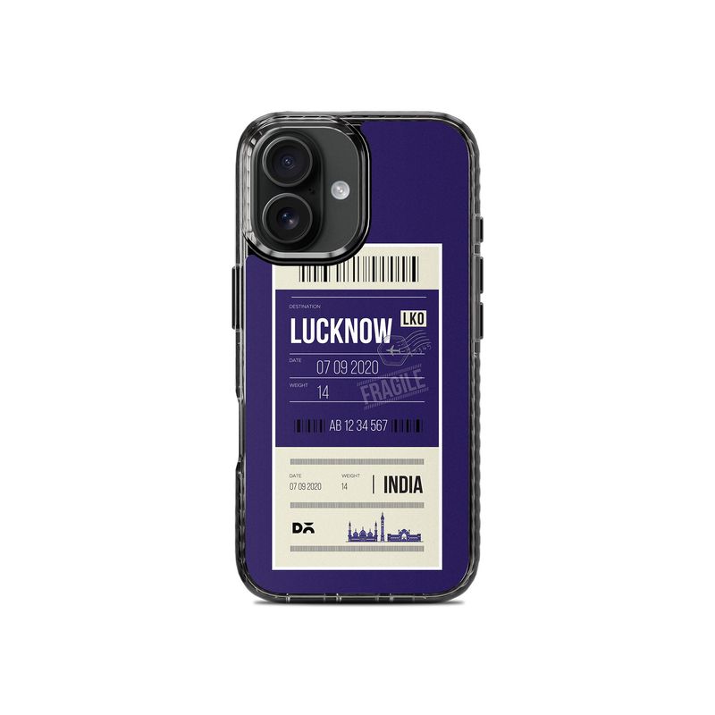 DailyObjects Lucknow City Tag Stride 2.0 MagSafe Case Cover (iPhone 16)