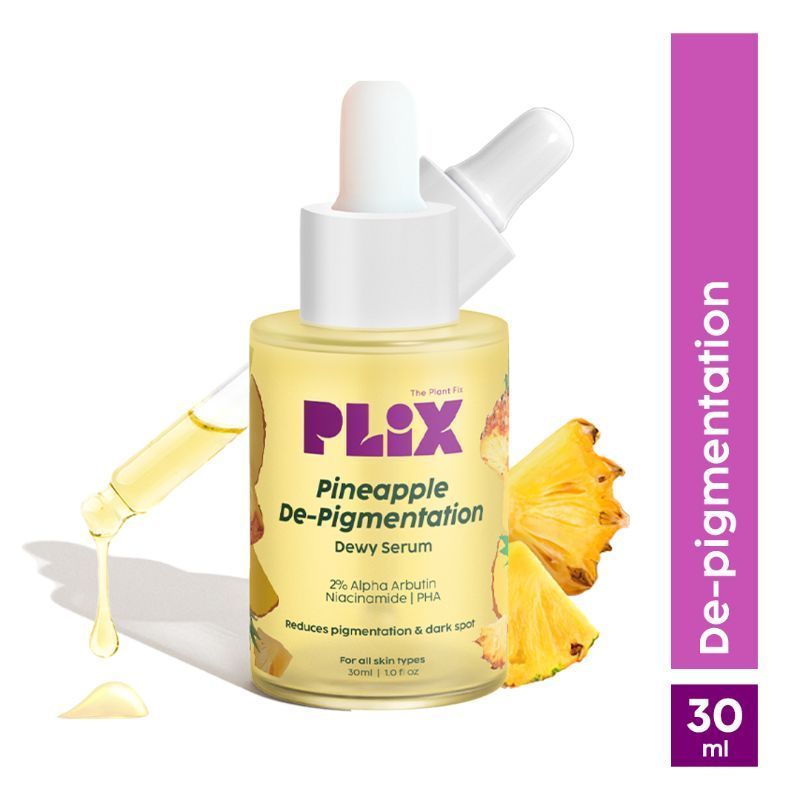 Plix 2% Alpha Arbutin Pineapple Serum for Pigmentation & Dark Spot Reduction