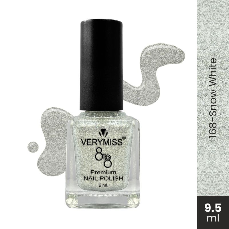 VERYMISS 8 To 8 Premium Nail Polish - 168 Snow White