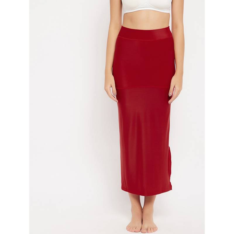 Secrets By Zerokaata Women Red Solid Saree Petticoat (XL)