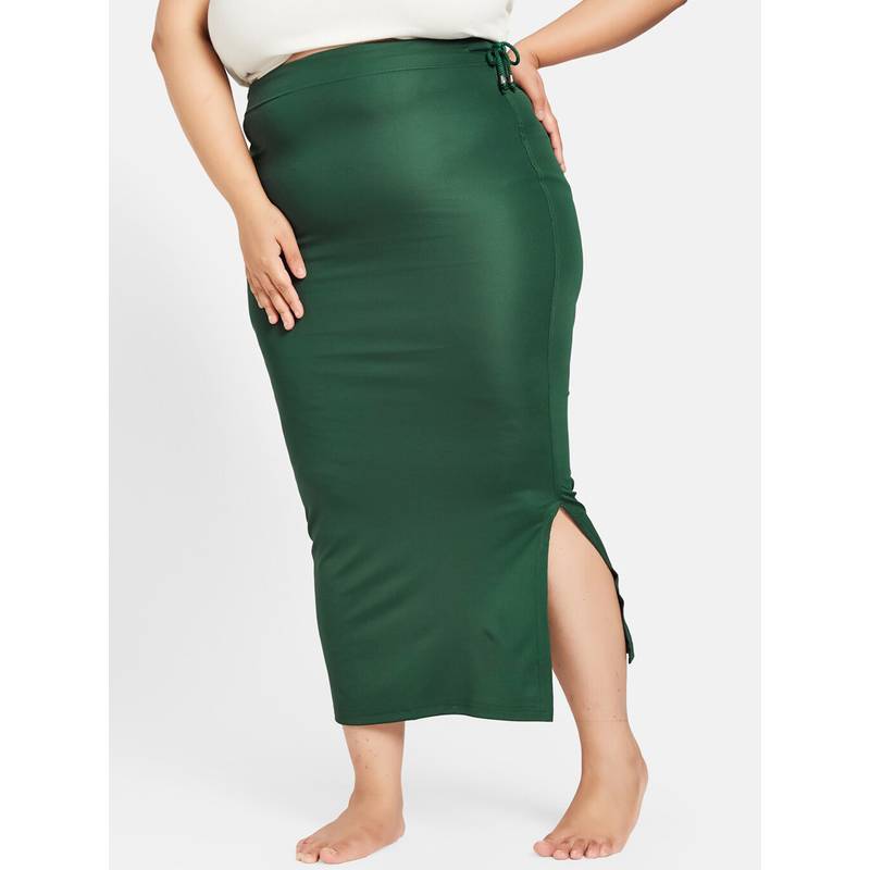 Secrets By ZeroKaata Plus Size Seamless Saree Petticoat with Side Drawstring (8XL)
