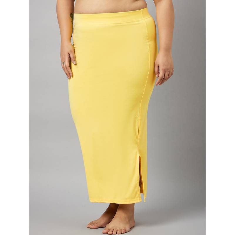Secrets By ZeroKaata Women Plus Size Solid Seamless Saree Petticoat (2XL)