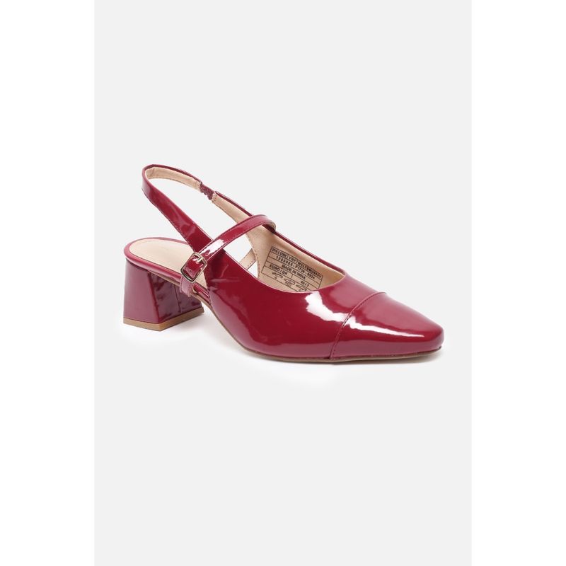 Van Heusen Women Red Mules (UK 5)