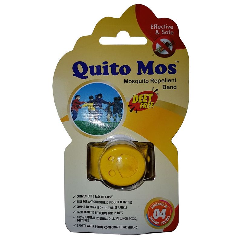 Quito Mos Mosquito Repellent Band - Yellow