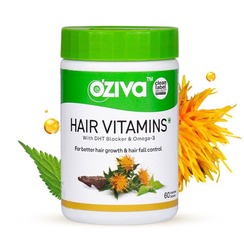 Oziva Hair Vitamins (with Dht Blocker & Omega 3) For Better Hair Growth
