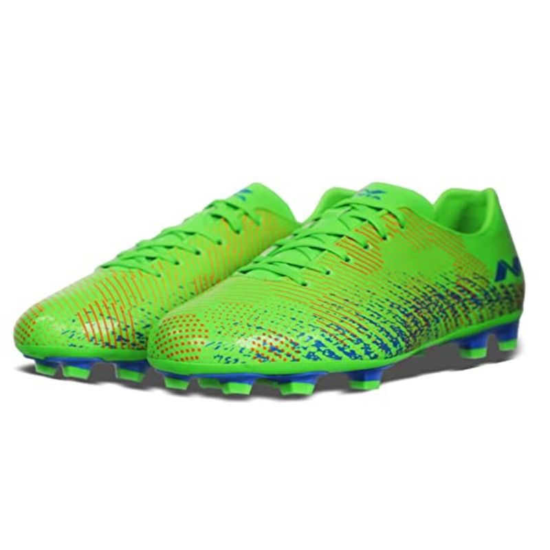 Buy Nivia Men Encounter 9.0 F.B Stud Football Shoes Neon Green A.Blue Online