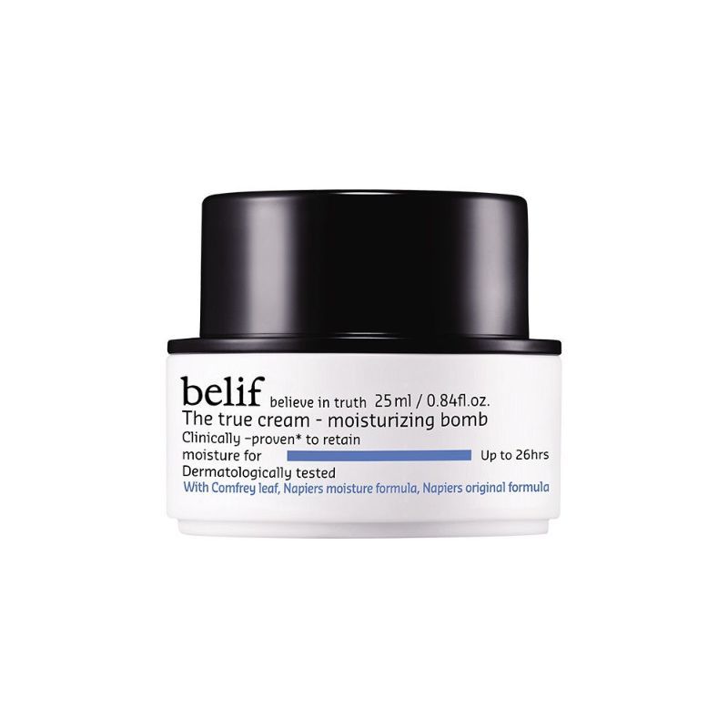 Belif The True Cream Moisturizing Bomb, Clinically Proven To Retain Moisture For 26H, Dermat Tested