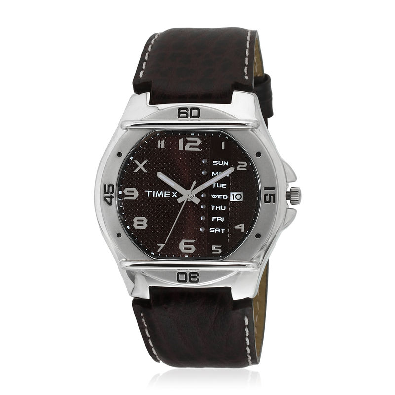 Buy Timex Fashion Analog Brown Dial Men s Watch EL04 Online
