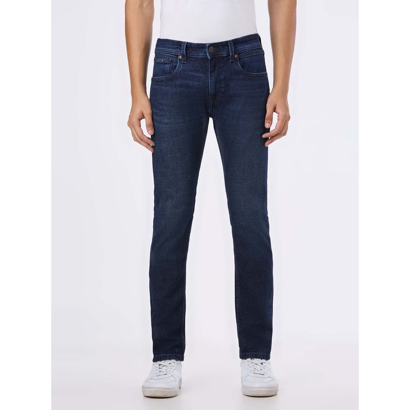 Pepe Jeans Men Blue Mid Rise Slim Fit Jeans (32)