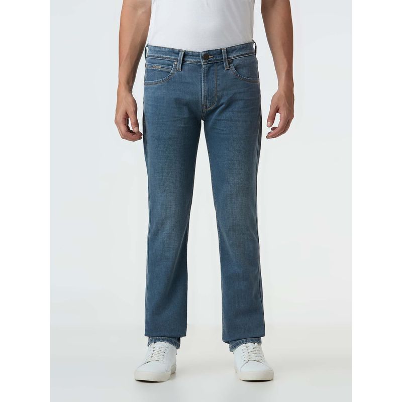 Pepe Jeans Men Blue Mid Rise Slim Fit Stretchable Jeans (30)