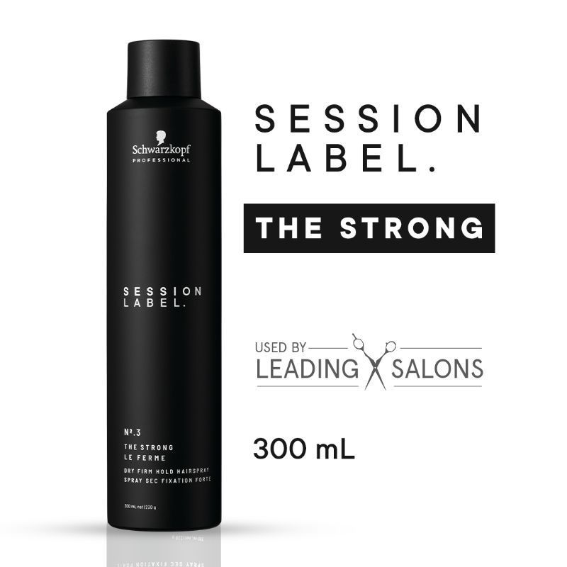 Schwarzkopf Professional Session Label Dry Firm Hold Unisex Hair Spray (300ml)