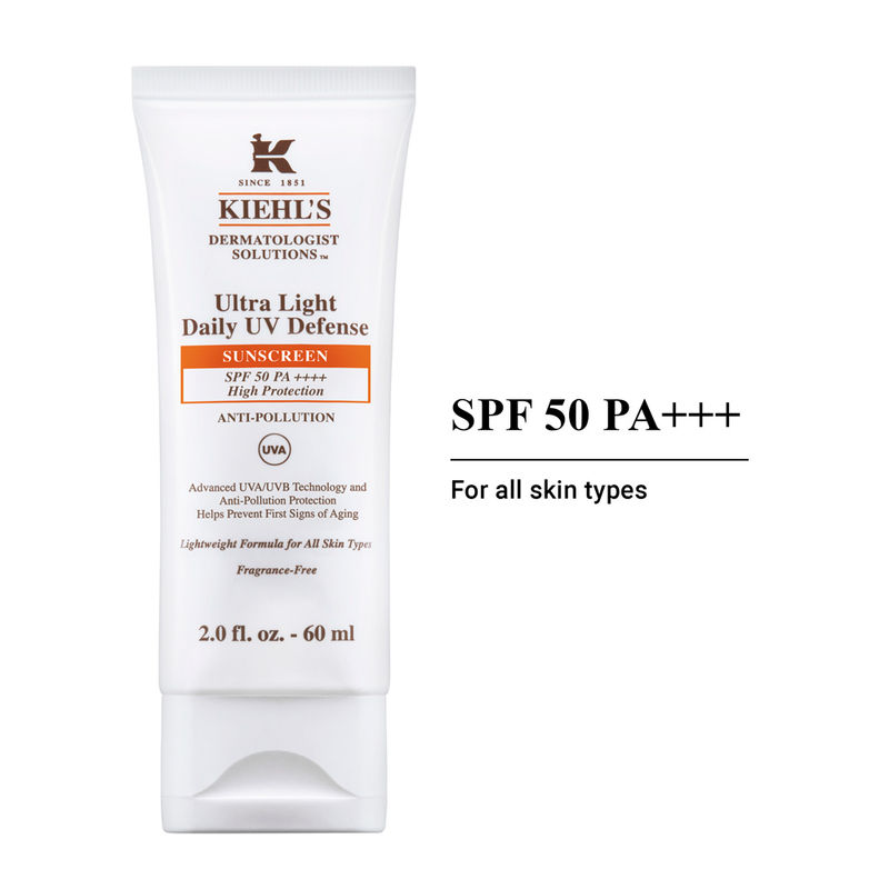 Kiehl's Ultra-Light Daily UV Defense SPF 50 PA++++ Sunscreen With Anti-Pollution Protection
