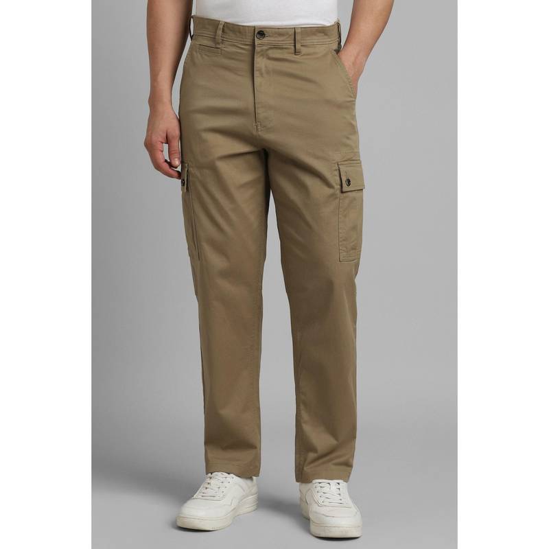 Simon Carter Solid Khak Cargo Pant (32)