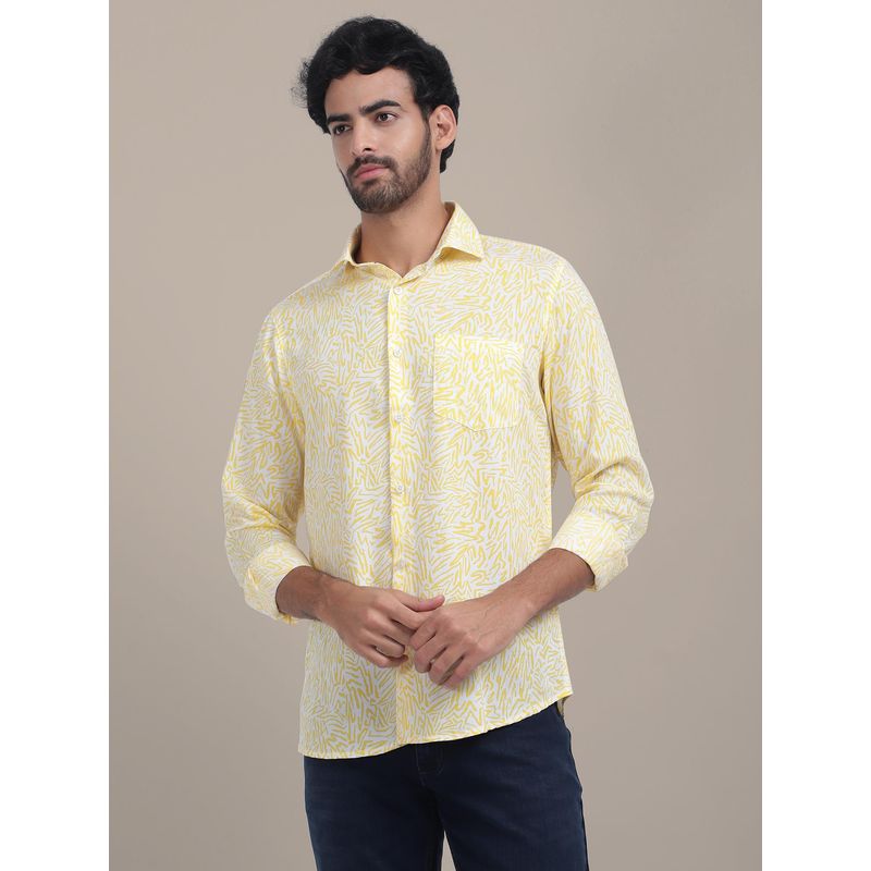 AM SWAN Slim Fit Rayon Shirt (38)