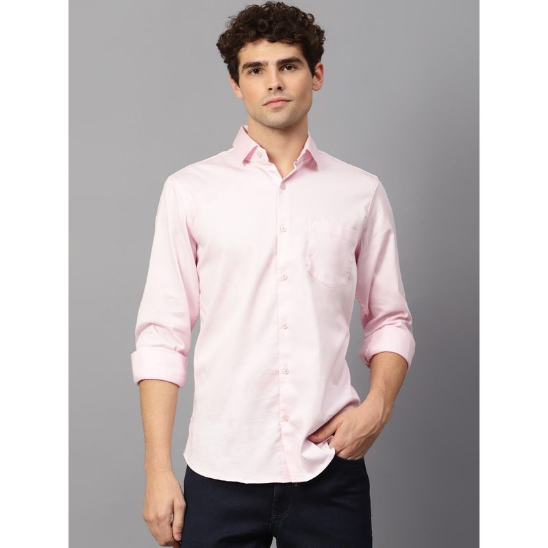 AM SWAN Pink Casual Shirt for Men (S)