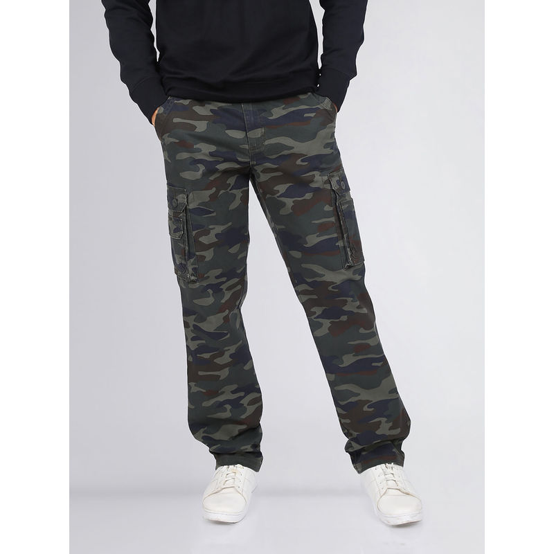 Lee Men Green Camouflage Cargo (34)