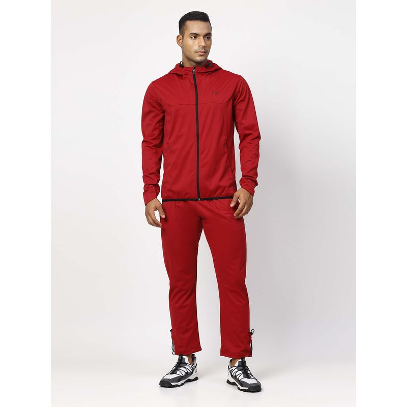 INVINCIBLE Mens Red Light Weight Tracksuit (Set of 2) (S)