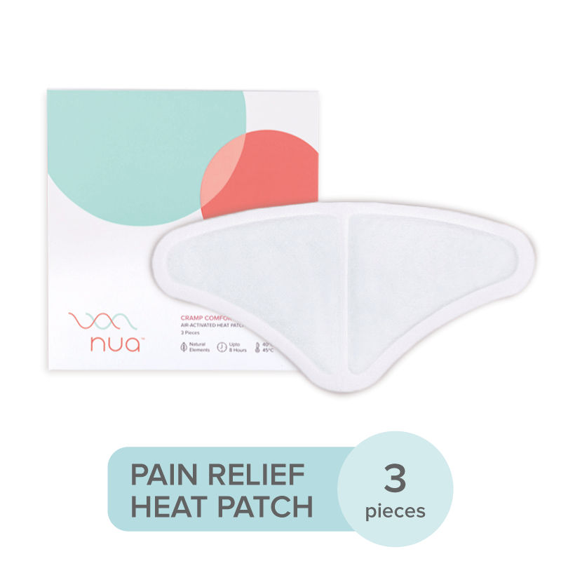 Nua Cramp Comfort Heat Patches for Period Pain Pack of 3 Buy Nua Cramp Comfort Heat Patches