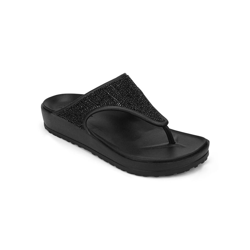 SKECHERS Women CALI BREEZE 2.0 Black Casual Sandals (US 7)