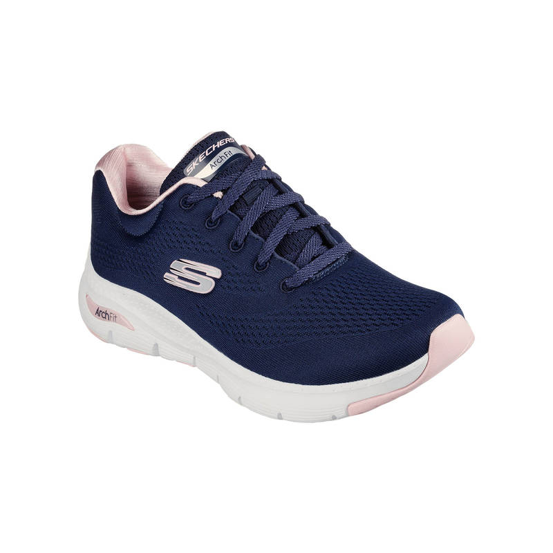 SKECHERS Womens ARCH FIT - BIG APPEAL Navy Blue Casual Sneakers (US 8)
