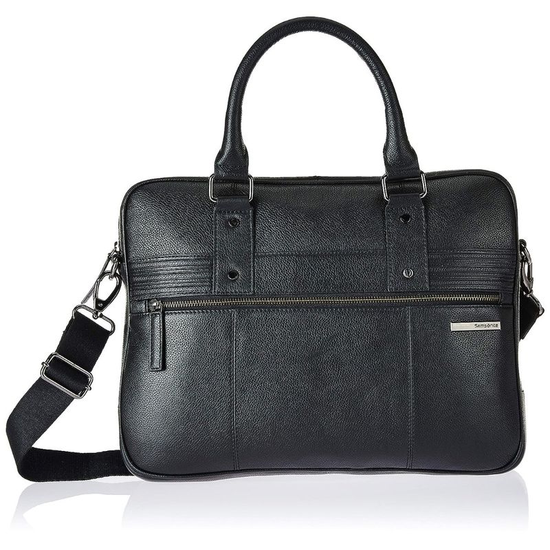 Buy Samsonite Leather Messenger Bag Esquire Unisex Softsided 9.5 Liters