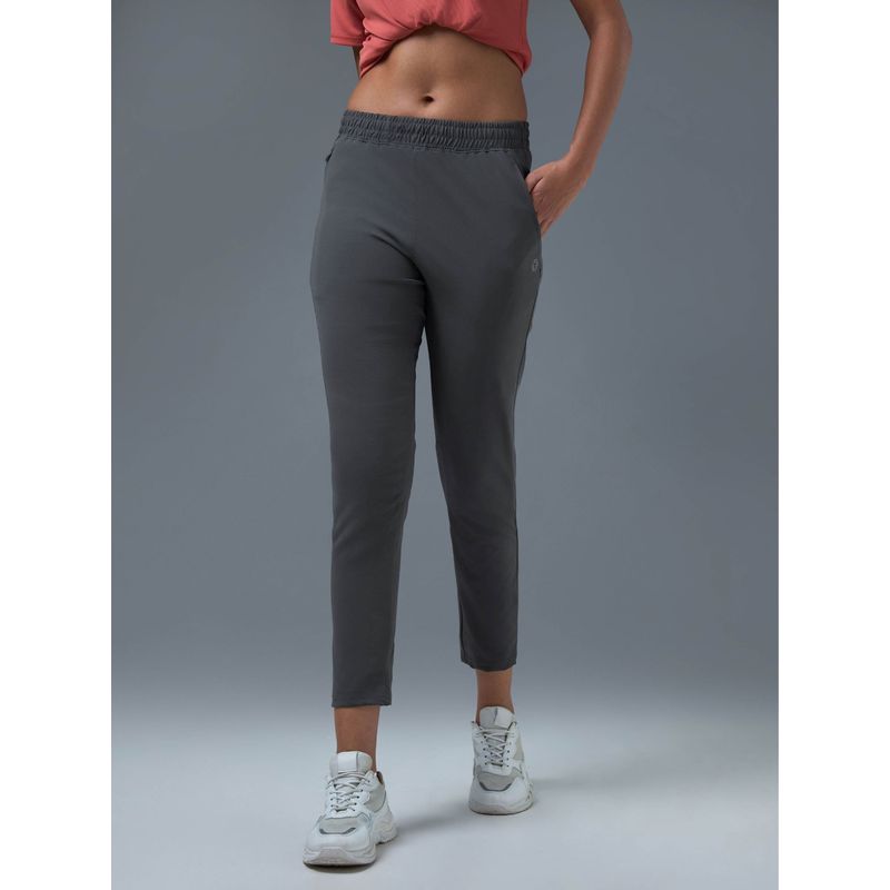 Technosport Women Solid Straight Fit Trackpant (2XL)