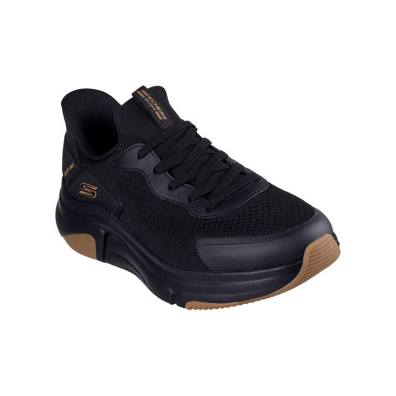 SKECHERS Men Bobs Sparrow Black Flex-Steady Edge Running Shoes (UK 10)
