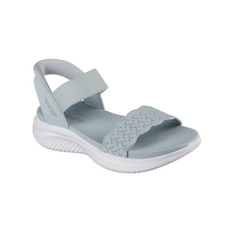 SKECHERS Women Blue Ultra Flex Pretty Sandals (UK 6)