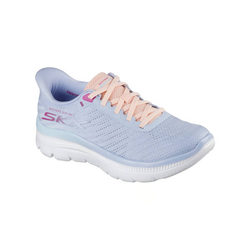 SKECHERS Women Summits Plus - Bright Burst Blue Running Shoes (UK 4)