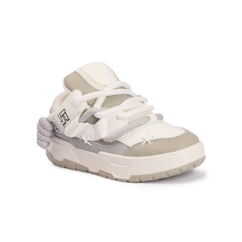 Drop Bold Women Off White Fashion Sneakers (EURO 36)