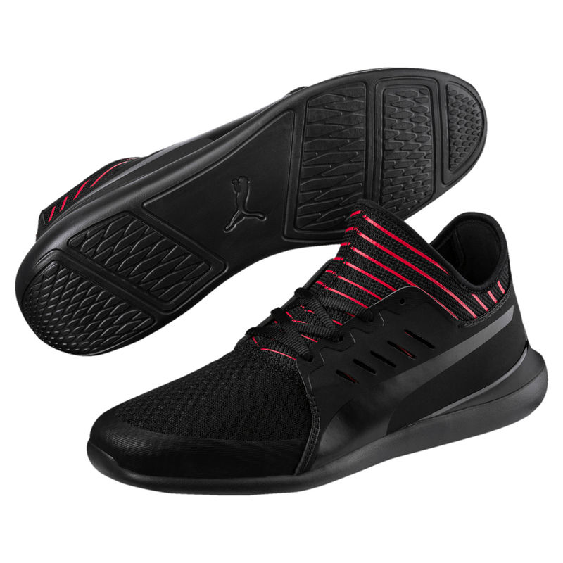 Buy Puma Black Scuderia Ferrari Motorsports Evo Cat Mace Running Shoes UK 3 Online